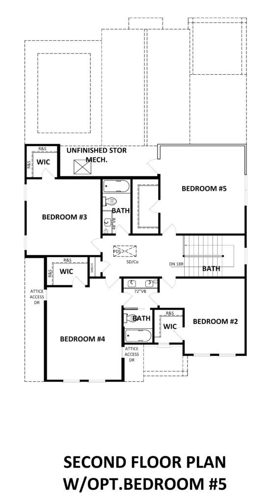 Sadie floor plan new homes by Heatherland Homes in Atlanta, Marietta, Fairburn, Villa Rica Georgia