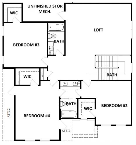 Sadie floor plan new homes by Heatherland Homes in Atlanta, Marietta, Fairburn, Villa Rica Georgia