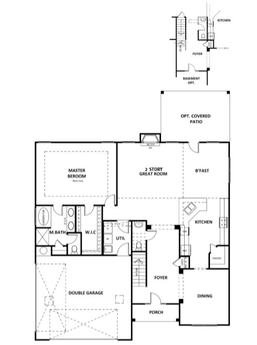 Shelly floor plan new homes by Heatherland Homes in Atlanta, Marietta, Fairburn, Villa Rica Georgia